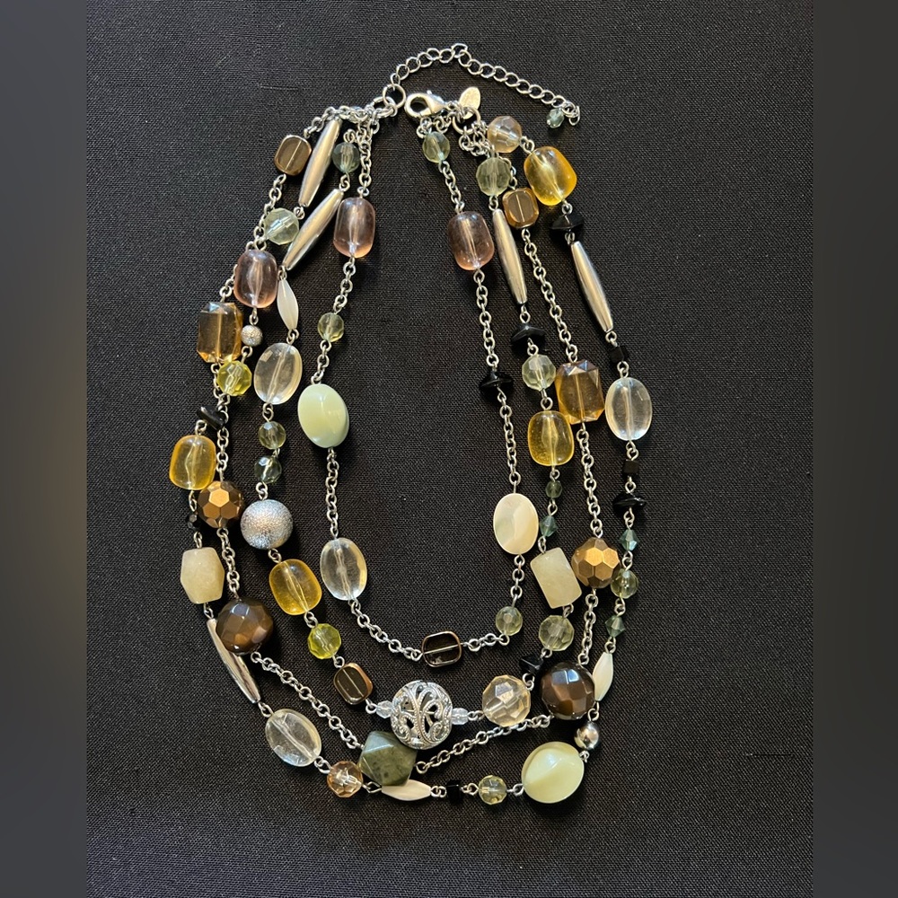 17” beaded necklace